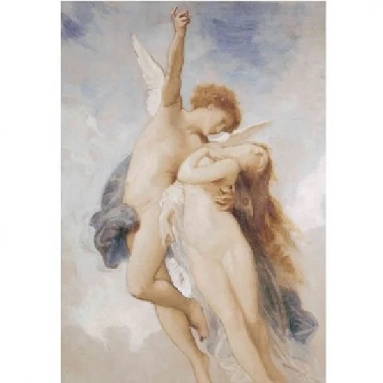 Cupid and Psyche  1889 Poster Print by William A. Bouguereau (18 x 24)