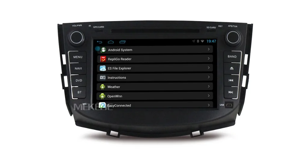 Sale Quad Core Android 4.4 Car DVD Player For LIFAN X60 2011-2012,Lifan SUV X60 2011-2012 With GPS Car Video radio built in wifi+map 5