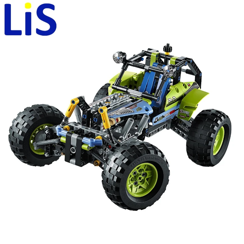 

Lis LELE 38001 Technic City Series 2-in-1 Formula Off-Roader Car Building Blocks Bricks Model Kids Toys Compatible Legoingly
