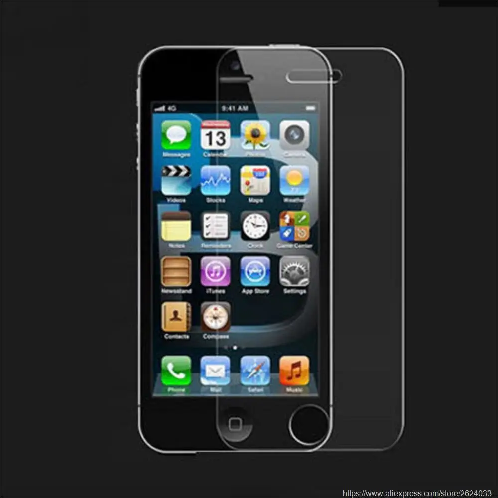 200Pcs/Lot 0.26 mm 2.5D Premium Tempered Glass For iPhone 4 4S HD Screen Protector LCD Film Explosion Proof
