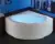1550X1550mm настенные Cornor для серфинга гидромассажная Ванна с пузырьками акриловый гидромассаж водопад цветные лампы треугольная Ванна NS1102W - изображение