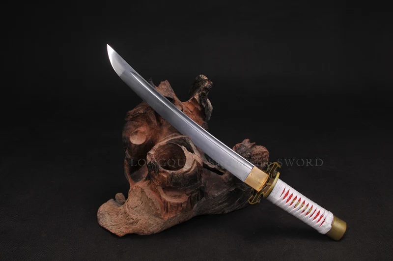Меч Танто, японский самурайский меч ручной работы, 9260, весенний стальной полный меч, короткий, катана, очень острый функциональный меч