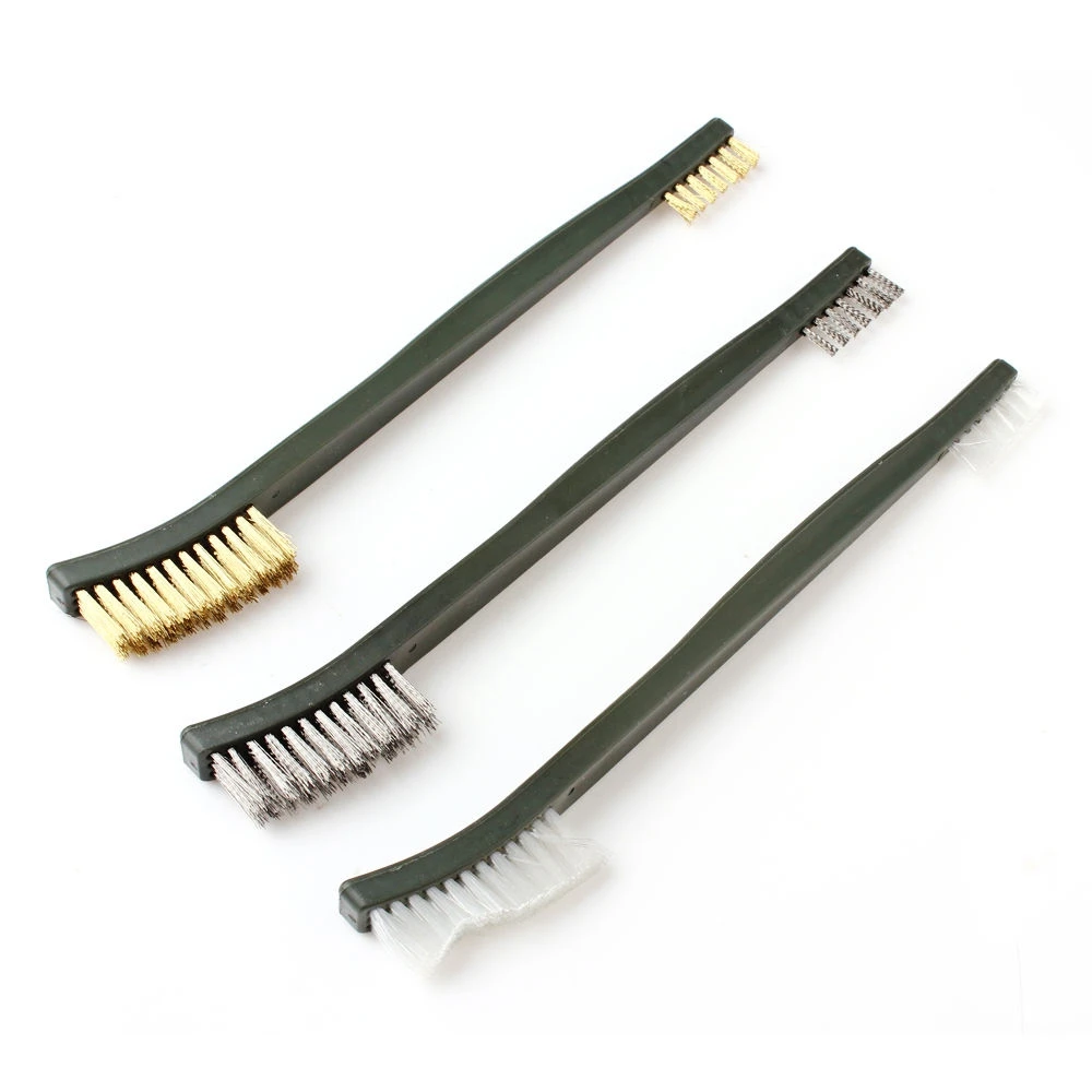 3 pcs Brush Double end Gun Cleaning Tool Rifle Pistol Cleaning Kit