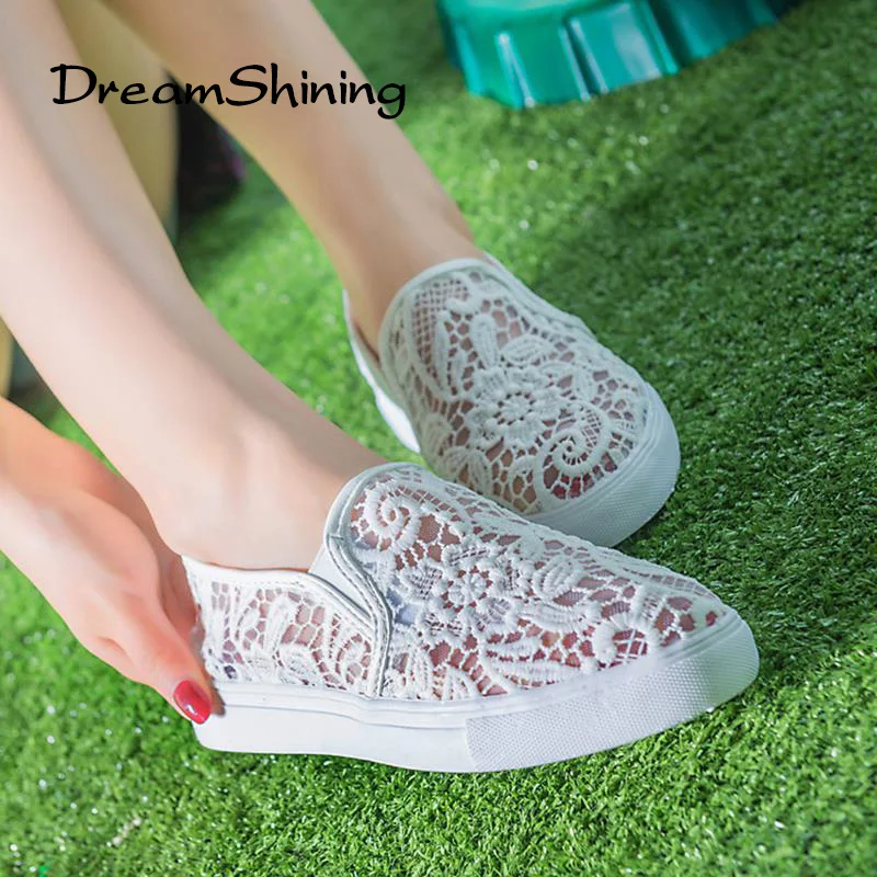 DreamShining Latest Design Hollow Out Shoes Fashion Summer Slipony ...