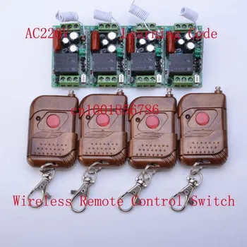 

315Mhz/433Mhz 220V 1CH 10A RF Wireless Remote Control Power Switch System M4/T4 output state is adjusted Learning Code