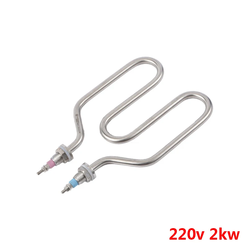 Tubo de Calor Elétrico para Barris de Isolamento Elemento de Aquecimento para Aquecedor de Radiador 11mm de Aço Inoxidável 304 2000 w 220 v 2u