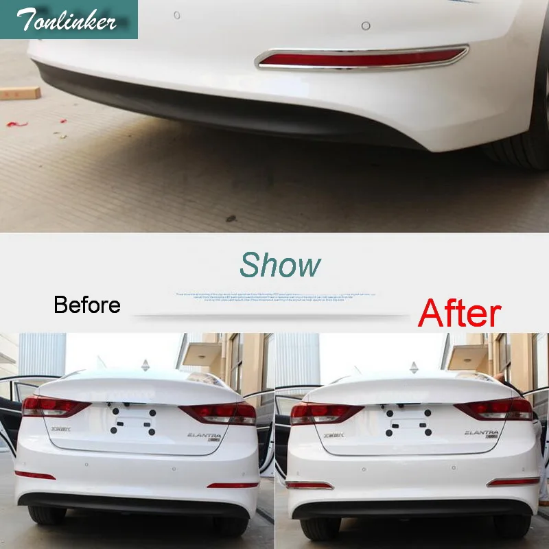 Tonlinker из 2 предметов наклеиваемого покрытия для автостайлинга ABS Хромовая