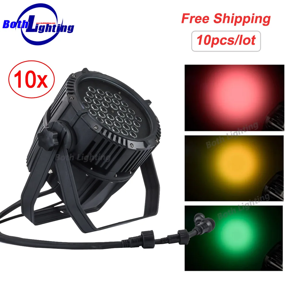 

LED Stage Wash Light Par Light IP65 Outdoor Light RGB 3IN1 36*3W LED Par 64 Waterproof Disco Par Can Light for Decoration