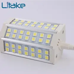 Litake R7S светодиодный светильник 42 светодиодный s 10 Вт 5050 SMD 760-780lm 118 мм 85-265 В AC кукурузы лампы Spotlight заменить галогенные прожектора светодиодный