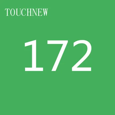 TOUCHNEW, 168 цветов, одиночные художественные маркеры, кисть, эскиз, на спиртовой основе, маркеры, двойная головка, манга, ручки для рисования, товары для рукоделия - Цвет: 172