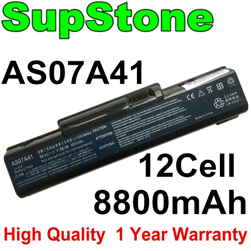 SupSton 12 ячеек AS07A41 ноутбука Батарея для acer Aspire 2930 4310 4710 4720 4730 4736 4920 5735 5735Z 5740 AS07A31 AS07A32