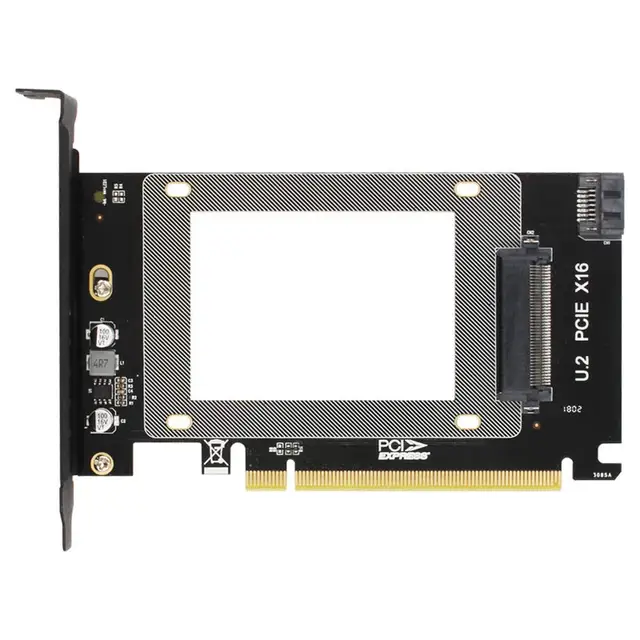Adaptador de SFF-8639 PCI-E, 4X, X16 a U.2, NVMe, PCIe, SSD, PCI-e a U2, tarjeta M.2, NGFF, 3,0 ", SSD a PCI-EX16 Intel Adaptador de SFF-8639 PCI-E, 4X, X16 a U.2, NVMe, PCIe, SSD, PCI-e a U2, tarjeta M.2, NGFF, 3,0 ", SSD a PCI-EX16 Intel