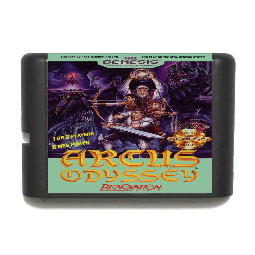 

Arcus Odyssey 16 bit MD Game Card For Sega Mega Drive For Genesis