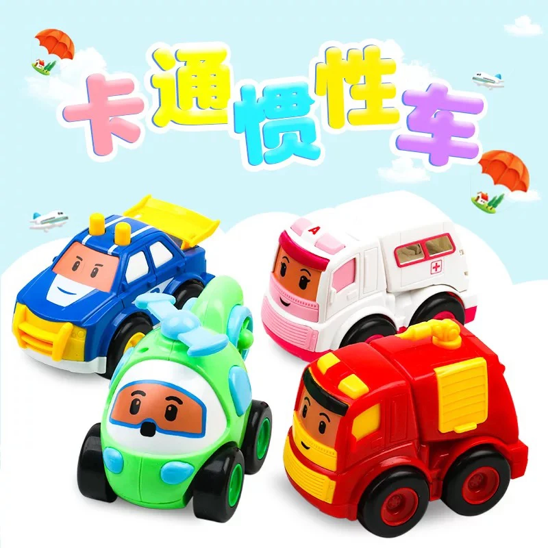 

2019 New 4pcs high quality Robocar Poli Korea kids Toys Robot car model Transformation Anime Action Figure Toy Gift For Children
