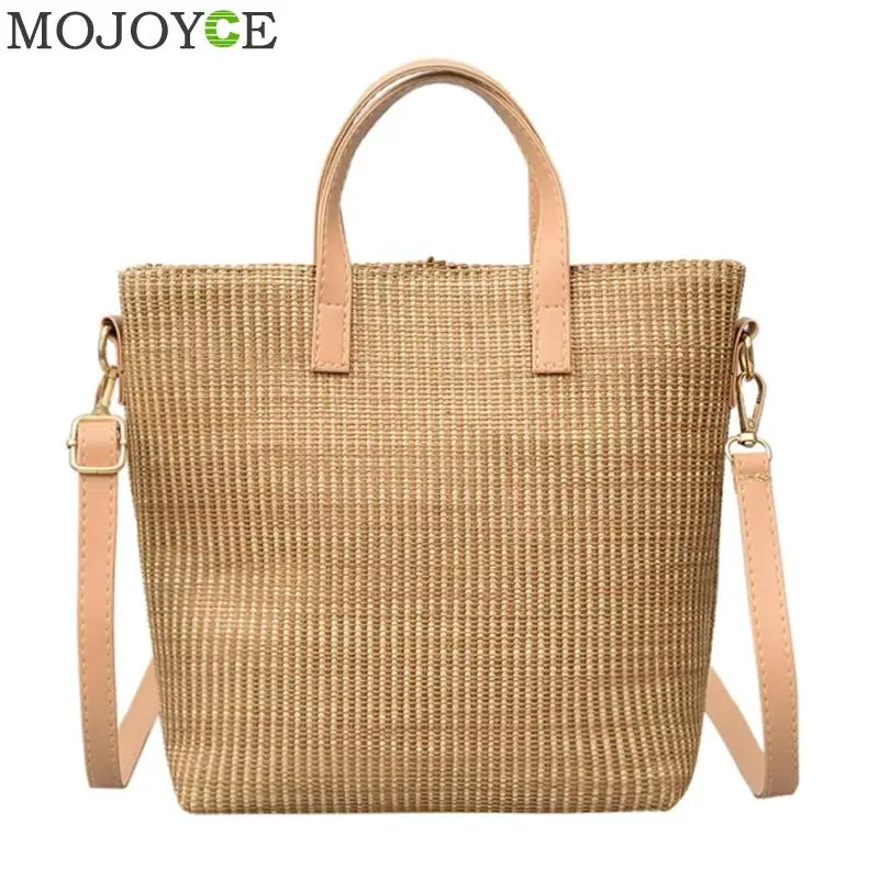 Straw Handbags Summer 2018 Women Small Handbag Ladies Shoulder Bag Rattan Bags Beach Crossbody ...