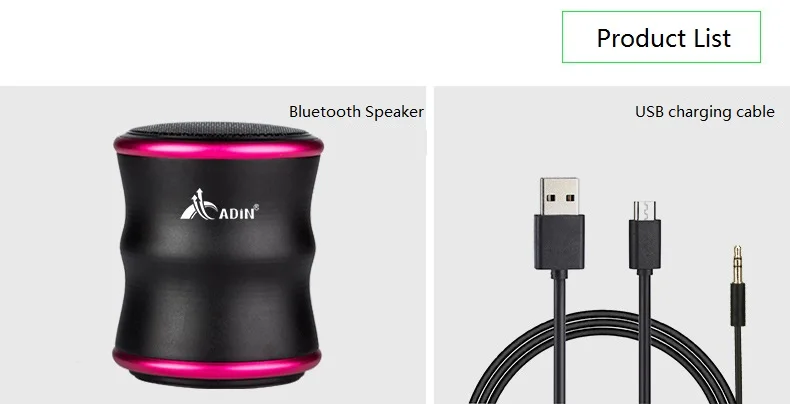 ADIN Hifi Bluetooth Vibration Speaker NFC Aluminum Speaker Call FM TF Speakers Outdoor Sport Subwoofer for Bluetooth Devices (32)