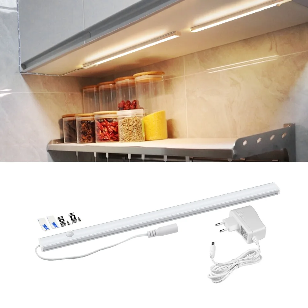 

LED Bar Tube light PIR Motion Sensor led Strip lamp Smart ON/OFF Switch Cupboard Toilet Closet Kitchen Home Decoration lighting