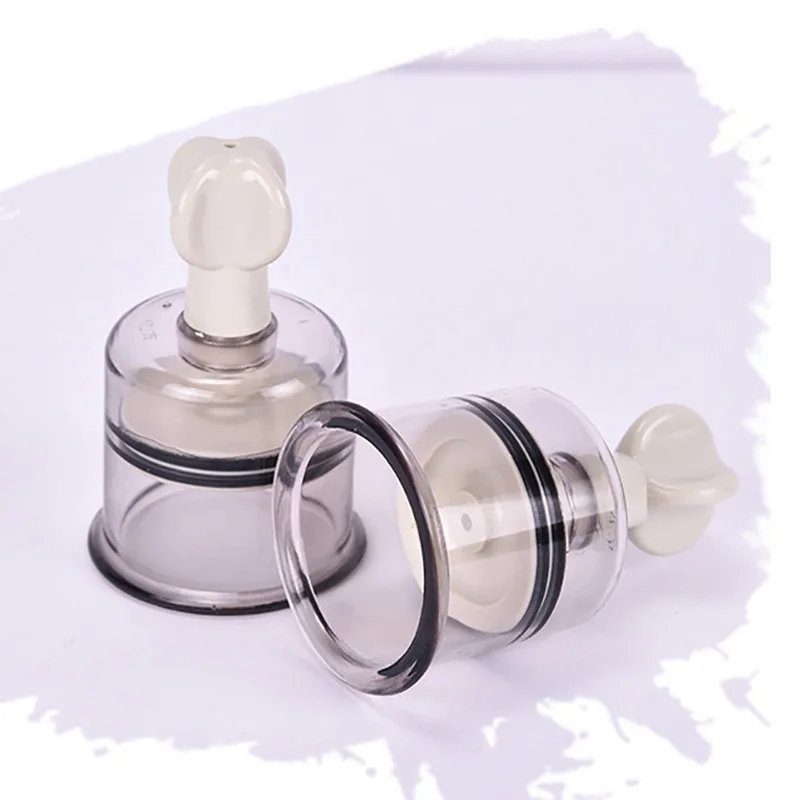 2 шт./лот присоска для груди массажер клитора зажимы сосков насос увеличения