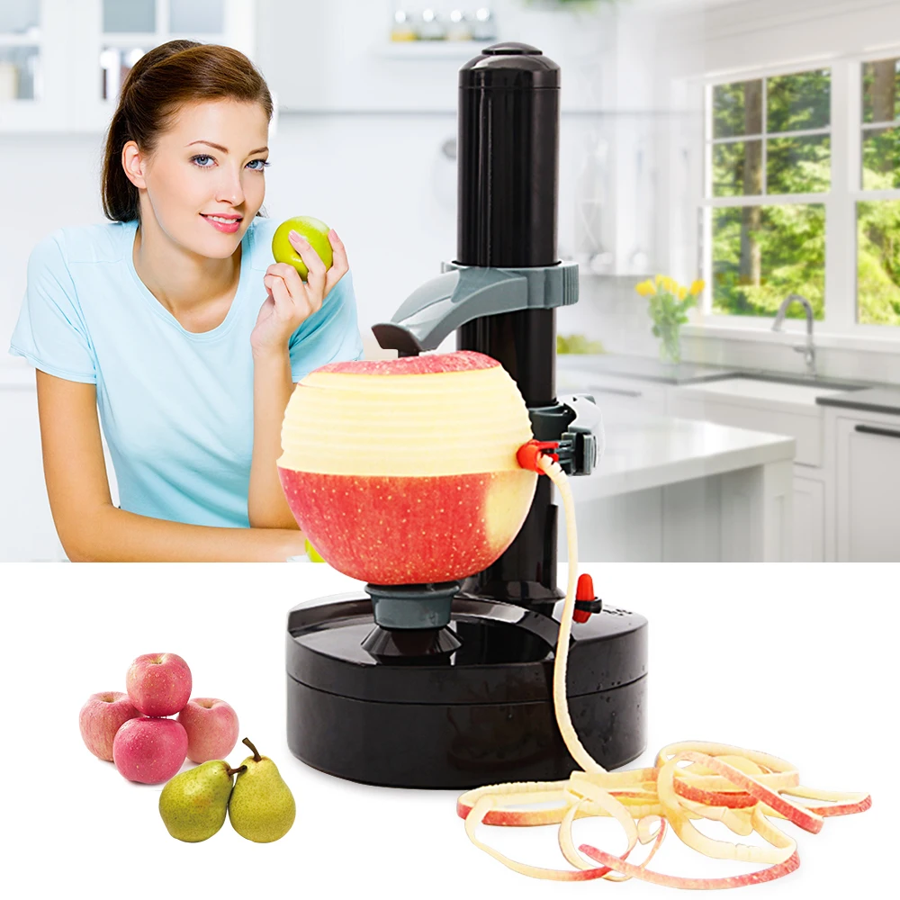 

Multifunction Electric Peeler Vegetables Fruit Apple Peeler Automatic Stainless Steel Peeling Machine Kitchen Tool 2 Spare Blade