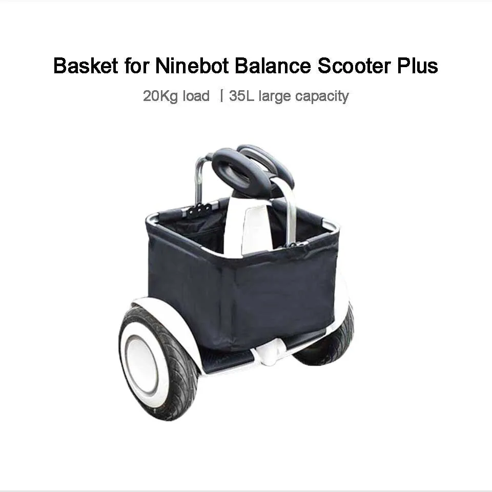 Carry Basket for Ninebot Balance Scooter Plus from Xiaomi mijia BLACK