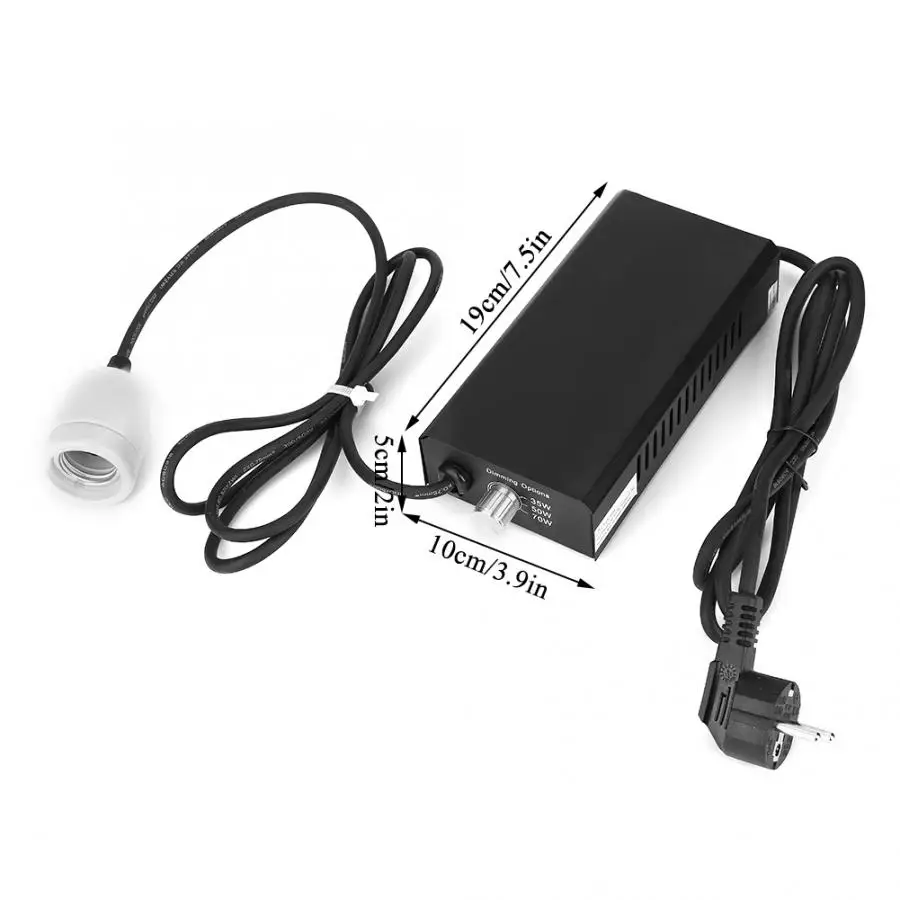 

Smokeless Flameless Cigarette Accessories Adjustable All-in-one Metal Halide Lamp Electric Ballest EU Plug 110-240V Lighter