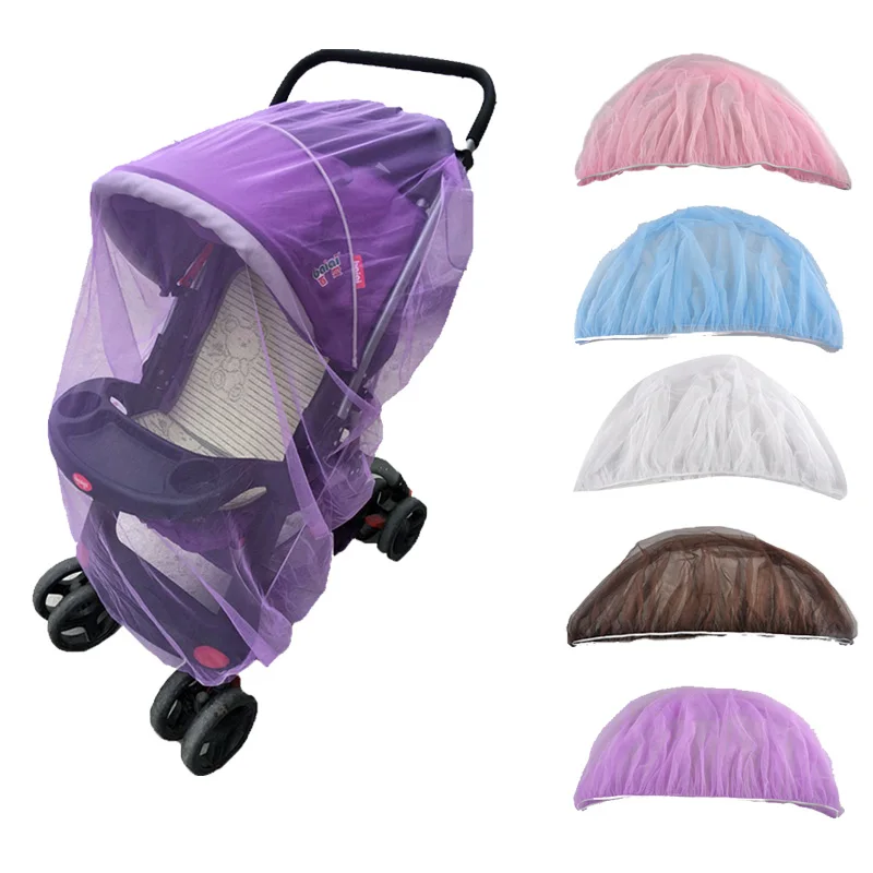 Summer 1Pc 150cm Baby Mesh Stroller Accessories Baby Care Stroller Pushchair Mosquito Net Insect Shield Safe Infants Protection