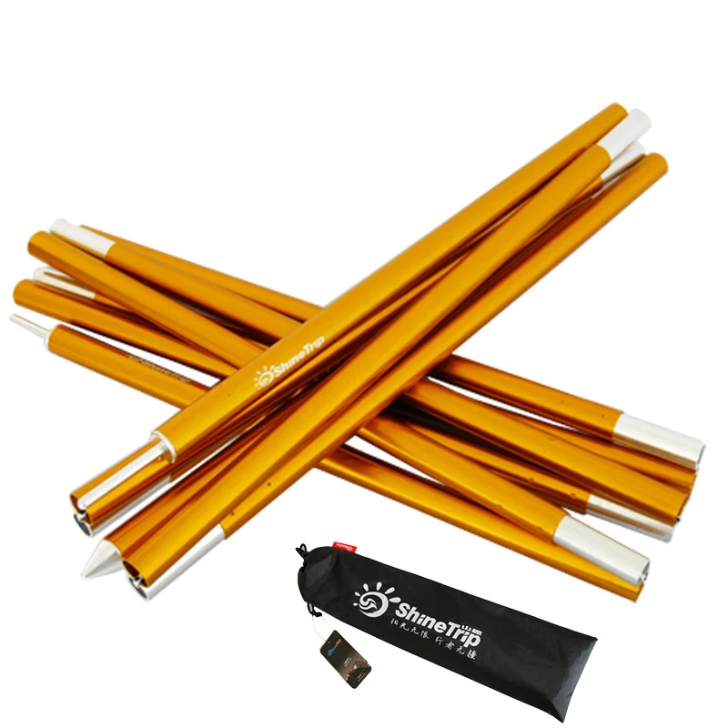 High strength Aluminum Awning Support Pole Diameter 19mm Tent Canopy