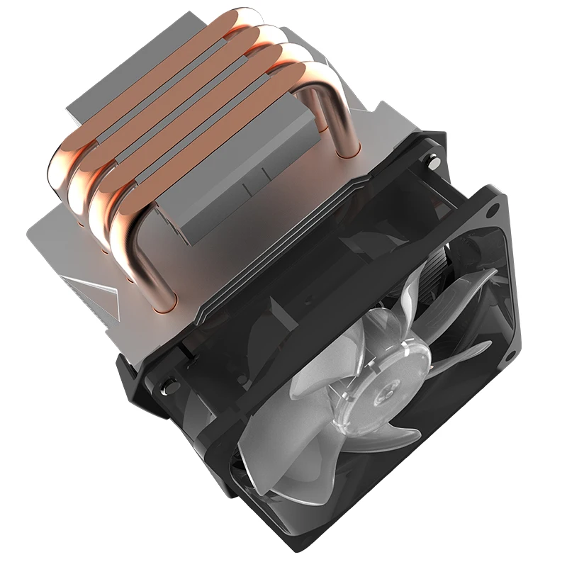 Cooler Master RR-H410-20PK-R1 T410R 4 heatpipe CPU Kühler 92mm LED 4pin PWM Leise Lüfter Für intel