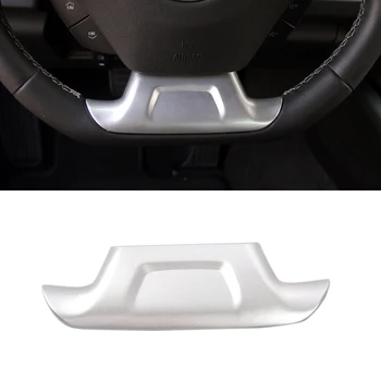 

Interior ABS Silver/Red/Blue 1PCS Steering Wheel Lower Cover Trim For 2016 2017 Chevrolet Camaro