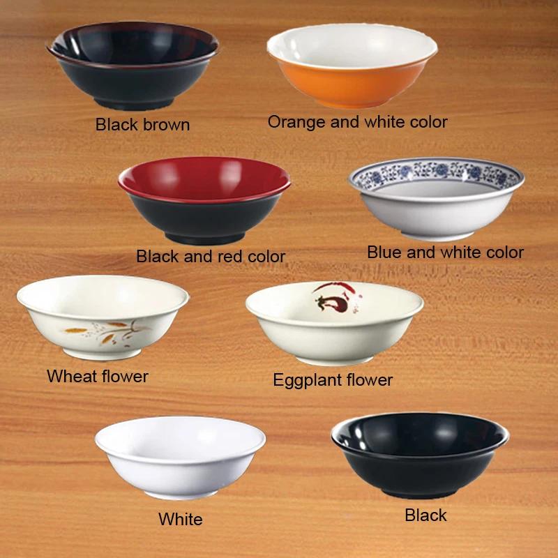 

Melamine Dinnerware Anti Mouth Bowl Fast Food Restaurant Soup Bowl A5 Melamine Big Bowls Melamine Tableware Creative Utensils