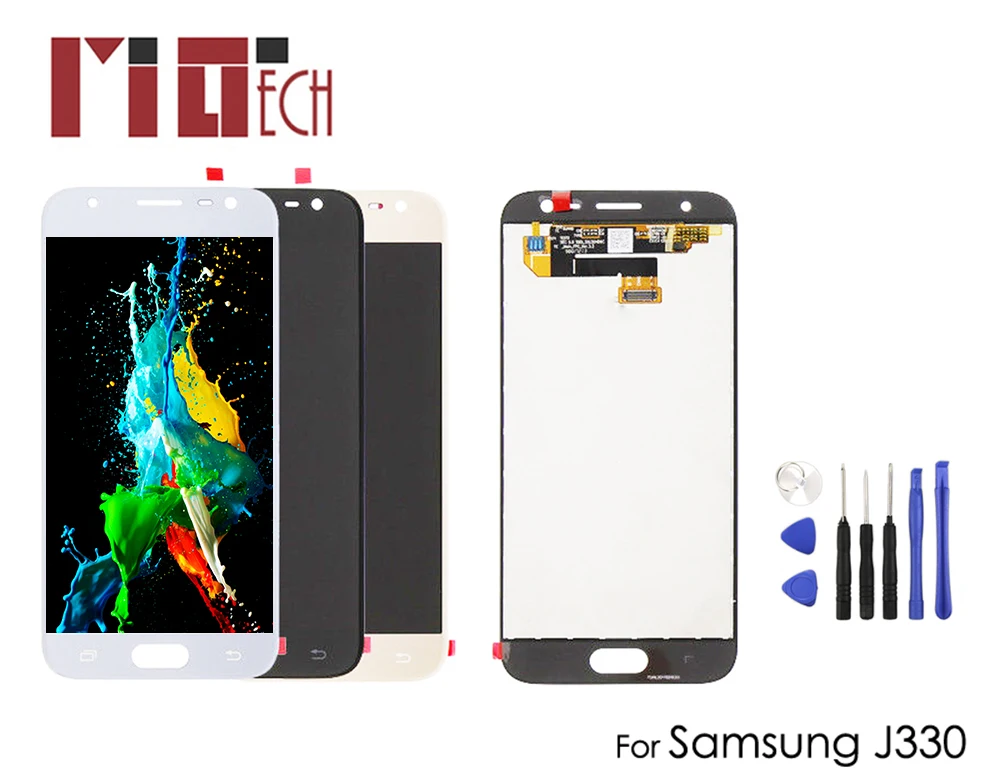 

TFT For Samsung Galaxy J3 2017 J330 J3308 J3300 J330F LCD Display Touch Screen Digitizer Adjustable Brightness 5.5