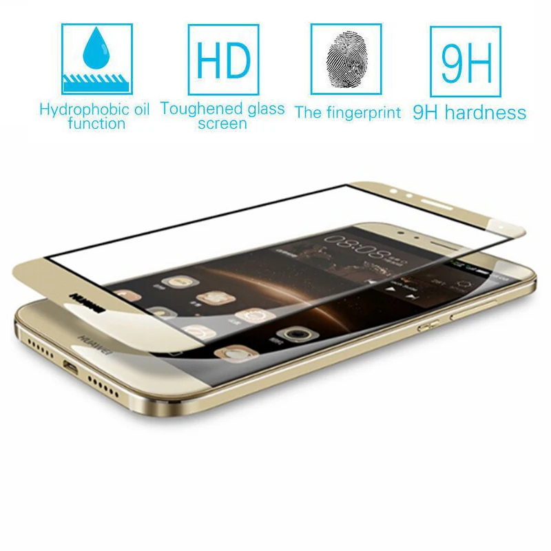 HD полное покрытие 9 H 0 3 мм закаленное Стекло для huawei G8/GX8/G7 плюс D199 Maimang 4 5 6 Экран
