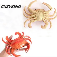Buy CXZYKING Funny Have Sounds Simulation Crab Model Doll Ocean Creatures Cute Crab Toys for Kids Birthdays Gifts Free Shipping