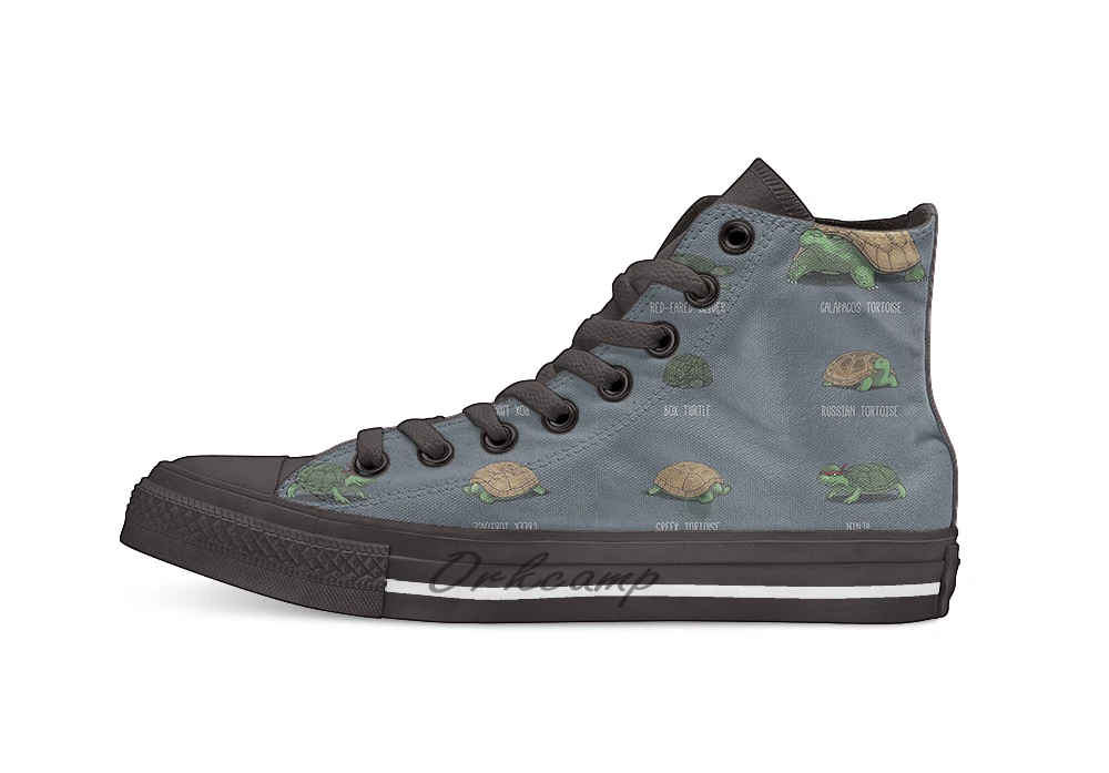 

Know Your Turtles Casual High Top Canvas shoes sneakers For Drop shipping