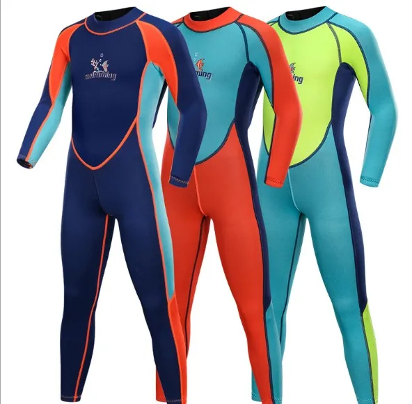 Sbart 2mm Kids Wetsuit Neoprene Diving Suit Children Dive &amp Sail Surf Scuba Rashguard | Спорт и развлечения