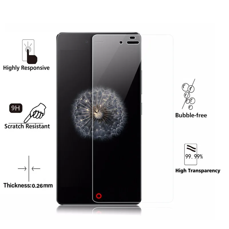 9H 2.5D 0 26 мм Закаленное стекло протектор для ZTE Nubia Z9 Мини экран закаленное защитное