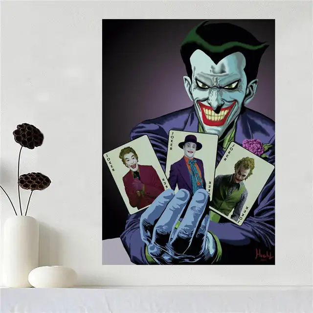 Custom canvas poster joker poster Home Decoration cloth fabric wall