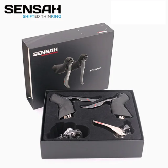 

SENSAH Road Bike Shifters Double Speed Lever Brake Bicycle Derailleur Group Set Compatible for Shimano and sram Road Bike