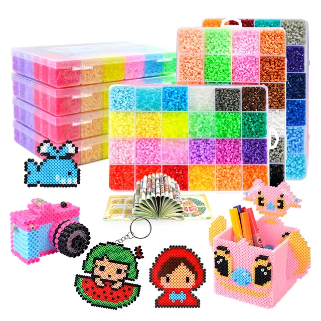 Perler beads kit 5mm/2.6mm kit hama beads 5mm 2.6mm DIY beads 3D