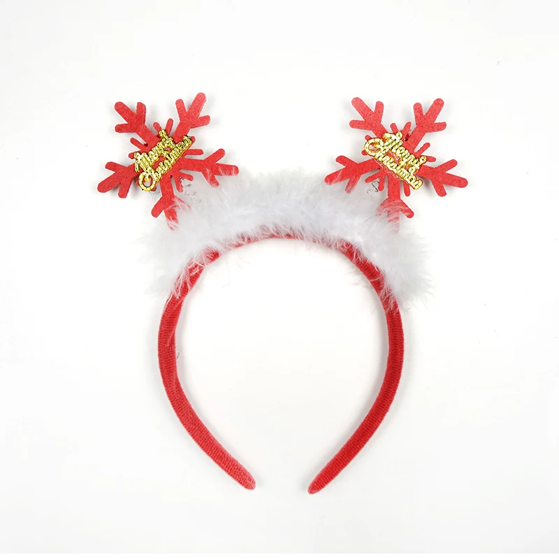 TANGLING Christmas Hair Band Snowflake modeling Hair Christmas tree