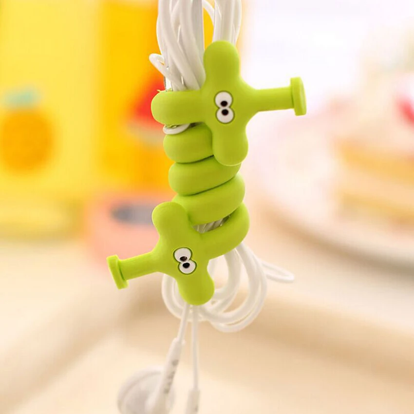Funelego 10 20 Pieces Lot Earphone Wire Protector Cartoon USB Cord Winde Animal Style Organizer D17 Model Data Cables Management Funelego 10 20 Pieces Lot Earphone Wire Protector Cartoon USB Cord Winde Animal Style Organizer D17 Model Data Cables Management