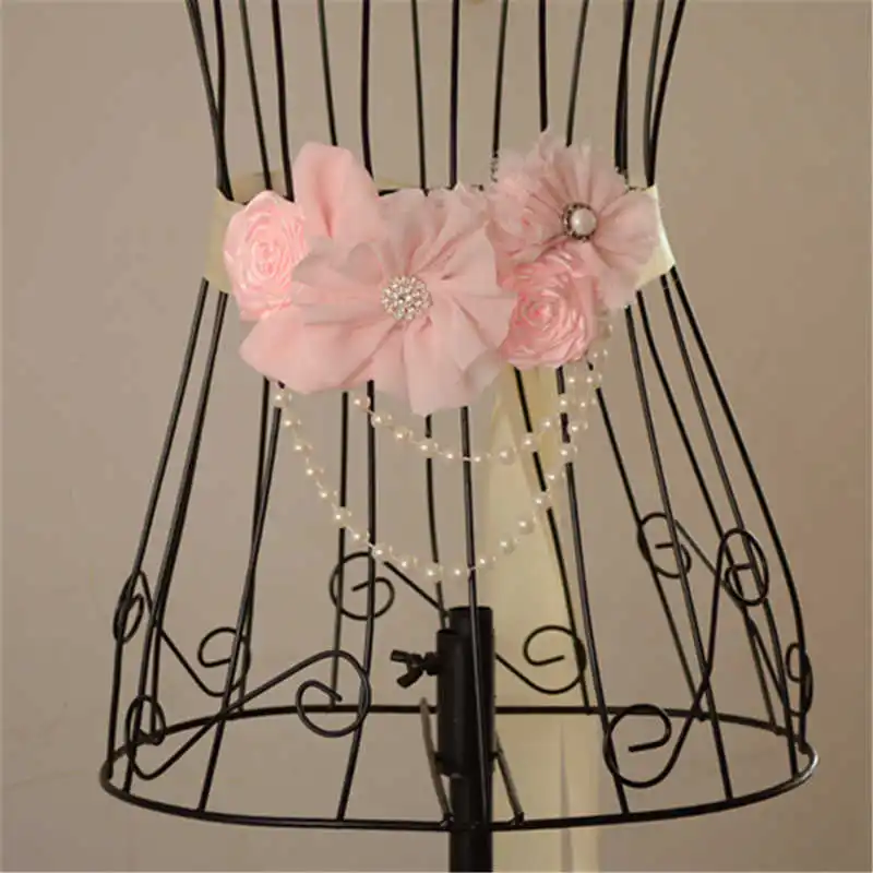 Buy QYFLYXUE Purple Floral/Flower Maternity Sash