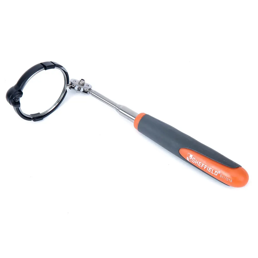 Adjustable Repair Vehicle Chassis Telescopic Inspection Mirror with LED Light