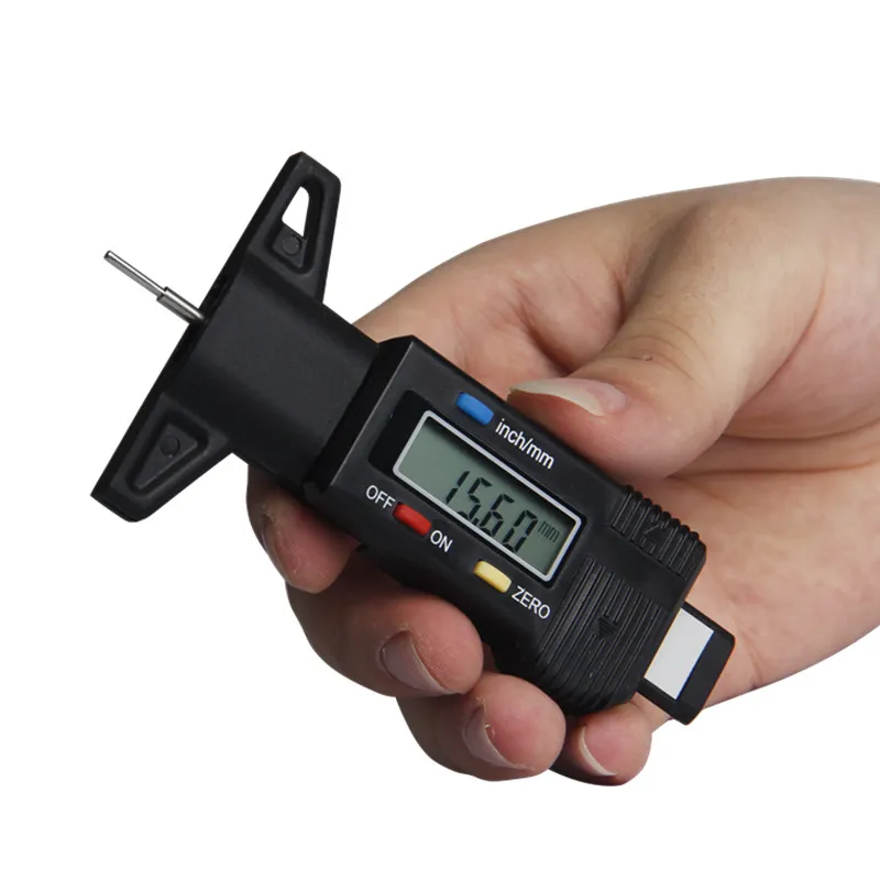 FJS цифровой глубиномер 0-25 мм Толщиномеры протектора шины Тестер диагностический инструмент измерительные инструменты