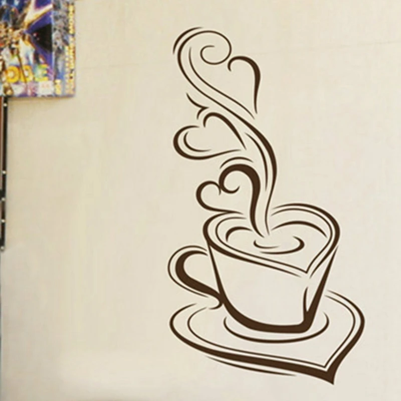 Kitchen wall sticker coffee Delicious coffee mugs vinyl wall decals ,Bakery cafe shop decorative wall stickers free shipping Kitchen wall sticker coffee Delicious coffee mugs vinyl wall decals ,Bakery cafe shop decorative wall stickers free shipping
