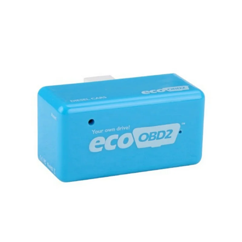 Синий цвет экономичная EcoOBD2 чип тюнинг коробка 15% экономия топлива Eco OBD2 для