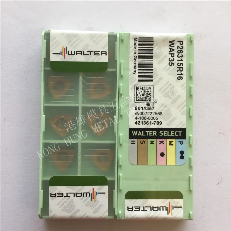 

P26315R16 WAP35 Original Walter Carbide Inserts Turning Inserts Lathe Tools 10Pcs/Lot