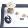 Estatua de resina de Buda Zen para jardín candelabro de incienso, mesa de arena, vitrina, meditación ► Foto 3/6