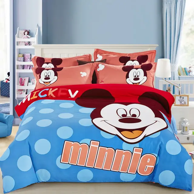 3d cartoon bedding sets full/Queen Size Cartoon characters theme 4pcs