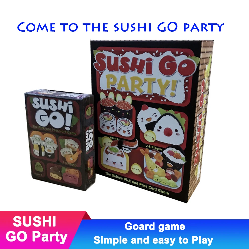 

Children Puzzle Parent Child Toys Sushi Go Party Sushi Dog Board Games Fun Group Card Game Family Kid Gift